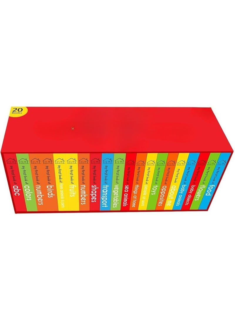 20 كتابًا تعليميًا بغلاف مقوى للأطفال الصغار - التعلم المبكر - Image 1